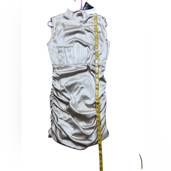 Rare London.   Cream Mini Dress - Picture 14 of 14